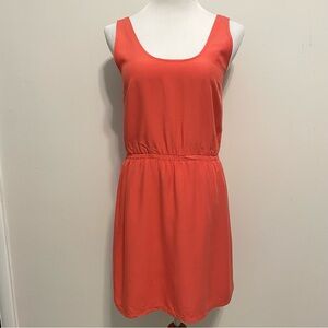 J. Crew Coral Women’s Sleeveless Shift Dress Size 4